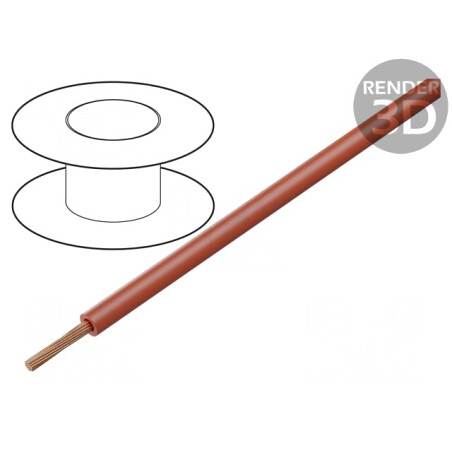 Cablu FlexiPlast 1x2,5mm2 Cu Roșu 1kV 32A | Electronic-mag.ro | Componente Electronice
