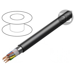 Cablu BiT RD-Y 8x2x0,5mm2 PVC Gri