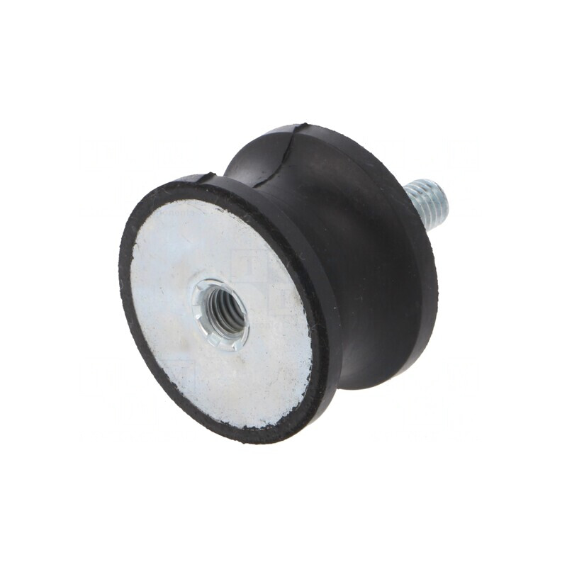 Atenuator de Vibrații M8 40mm Guma | Electronic-mag.ro | Componente Electronice
