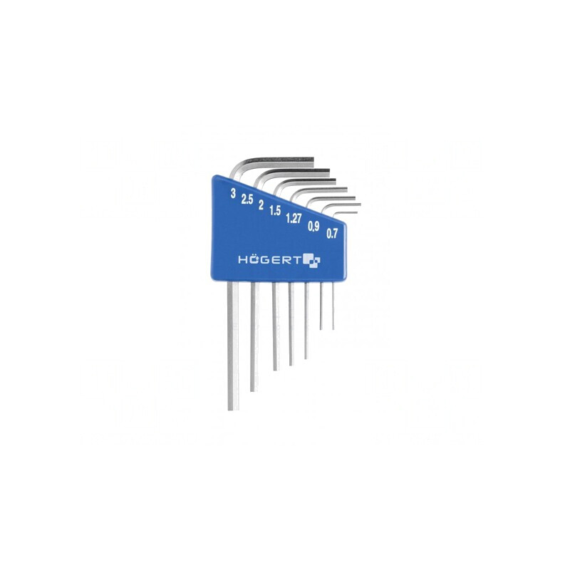 Set Chei Imbus Oțel Crom-Vanadium 7 Buc. | Electronic-mag.ro | Componente Electronice