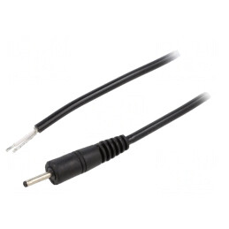 Cablu Alimentare DC Negru 1,5m 1x0,5mm2 | Electronic-mag.ro | Componente Electronice