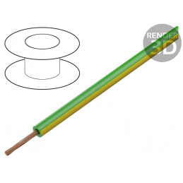 Cablu Silicon Galben-Verde 1x0,75mm2 Silivolt®-1V | Electronic-mag.ro | Componente Electronice