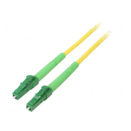 Patch cord fibră OS2 LC/APC 0,5m LSZH | Electronic-mag.ro | Componente Electronice
