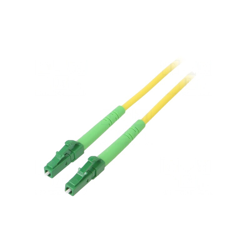 Patch cord fibră OS2 LC/APC 0,5m LSZH | Electronic-mag.ro | Componente Electronice