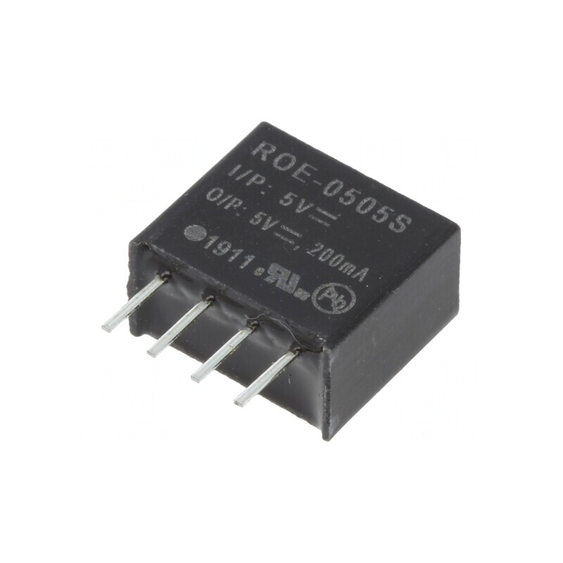 Convertor DC/DC 5V 1W 200mA SIP4 | Electronic-mag.ro | Componente Electronice