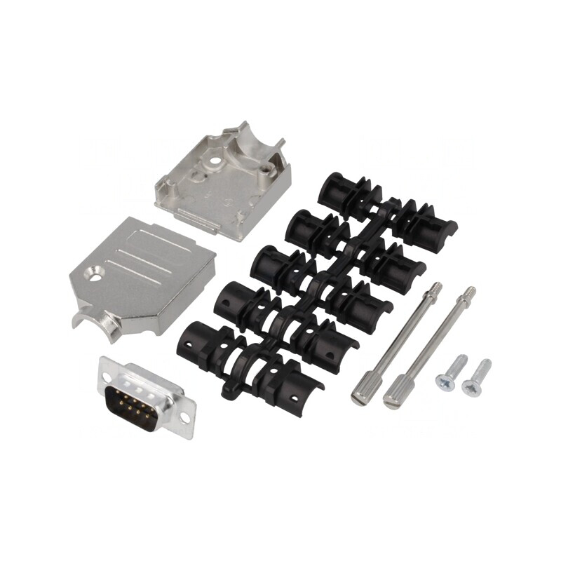 D-Sub 9-Pin Mufă Tată Lipire pe Cablu Neagră Kit Complet | Electronic-mag.ro | Componente Electronice D-Sub 9-Pin Mufă Tată Lipire pe Cablu Neagră Kit Complet | Electronic-mag.ro | Componente Electronice