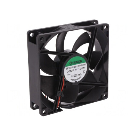 Ventilator DC Axial 12V 92x92x25mm | Electronic-mag.ro | Componente Electronice