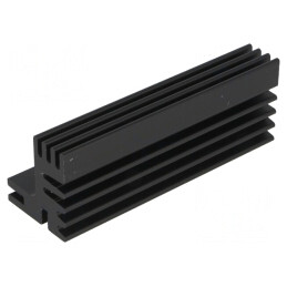 Radiator Extrudat TO220 Negru 84mm x 30mm x 28mm 6K/W | Electronic-mag.ro | Componente Electronice