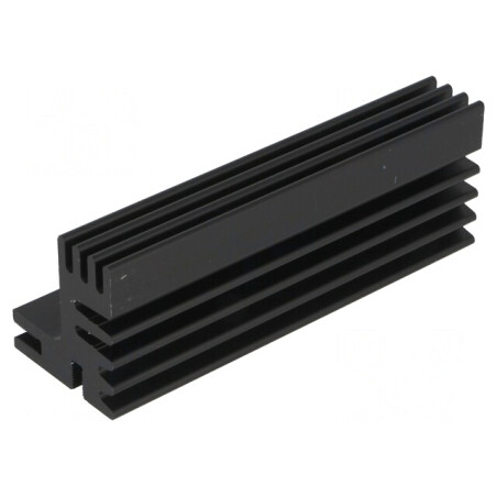 Radiator Extrudat TO220 Negru 84mm x 30mm x 28mm 6K/W | Electronic-mag.ro | Componente Electronice
