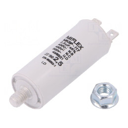 Condensator Motoare 2,5uF 25x58mm | Electronic-mag.ro | Componente Electronice
