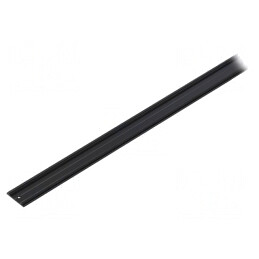 Profil Aluminiu Negru pentru Module LED 1m ARC12 de Suprafață | Electronic-mag.ro | Componente Electronice