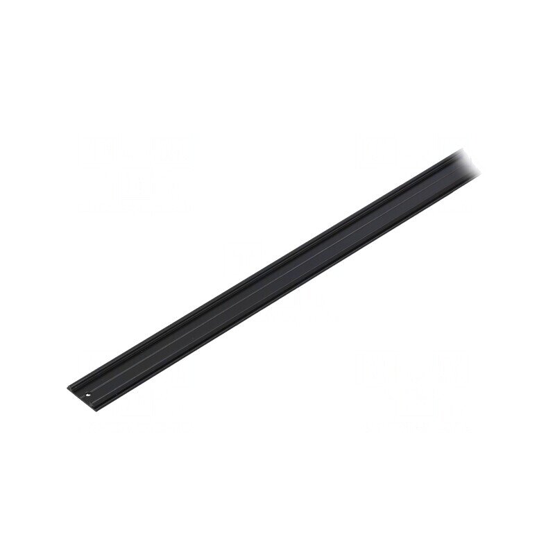 Profil Aluminiu Negru pentru Module LED 1m ARC12 de Suprafață | Electronic-mag.ro | Componente Electronice
