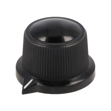 Buton rotativ termoplastic cu indicator Ø6mm Ø29x20,1mm | Electronic-mag.ro | Componente Electronice