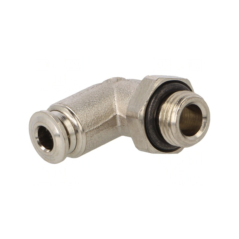 Racord Push-In Unghi Alamă Nichelată 20bar | Electronic-mag.ro | Componente Electronice