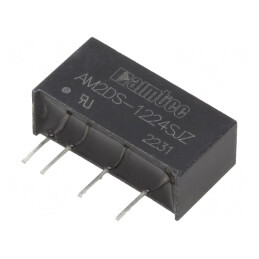 Convertor DC/DC 2W 12V la 24V 83mA | Electronic-mag.ro | Componente Electronice