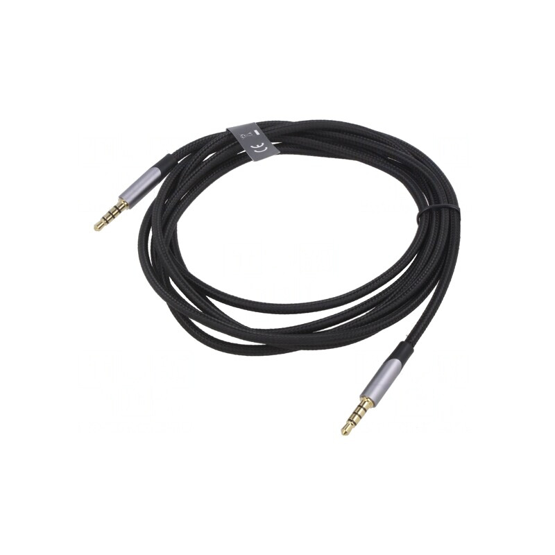 Cablu Audio Jack 3,5mm 4pin 2m Aurit | Electronic-mag.ro | Componente Electronice