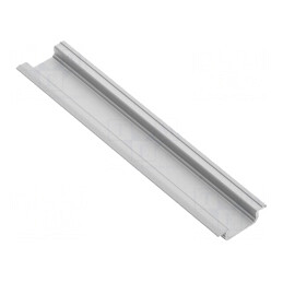 Profil Aluminiu Încastrat pentru Module LED 1m Argintiu | Electronic-mag.ro | Componente Electronice