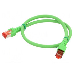 Patch Cord S/FTP Cat6 Verde 0.5m | Electronic-mag.ro | Componente Electronice