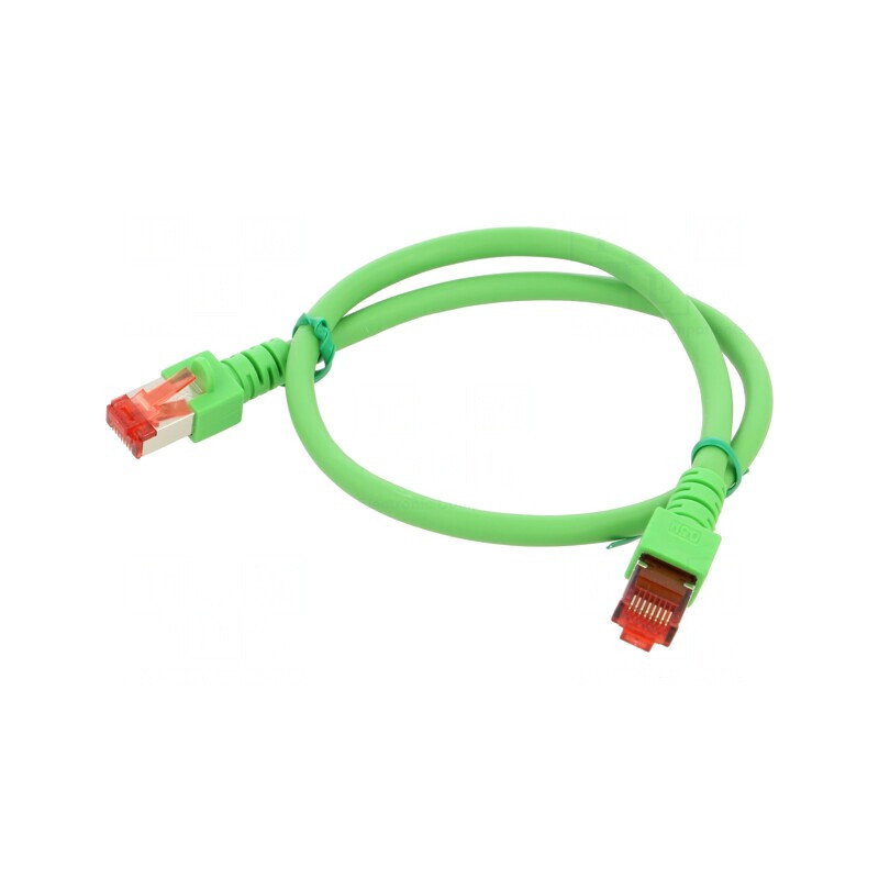 Patch Cord S/FTP Cat6 Verde 0.5m | Electronic-mag.ro | Componente Electronice