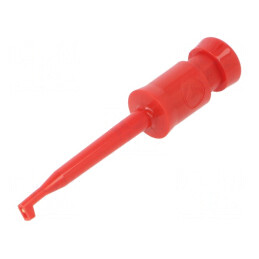 Clips de măsurare cu cârlig 6A 60VDC roșu aurit | Electronic-mag.ro | Componente Electronice