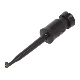Clips de măsurare cu cârlig negru 6A 60VDC aurit | Electronic-mag.ro | Componente Electronice