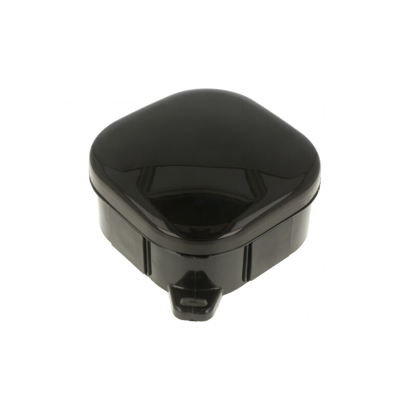 Cutie de Conexiuni IP54 Neagră 92x92x44mm | Electronic-mag.ro | Componente Electronice