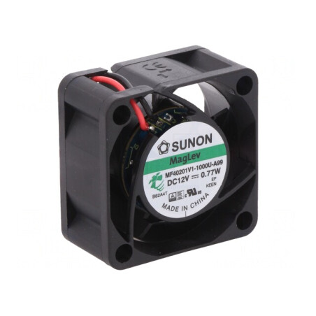 Ventilator axial 12V 40x40x20mm 15,04m3/h 25,5dBA | Electronic-mag.ro | Componente Electronice