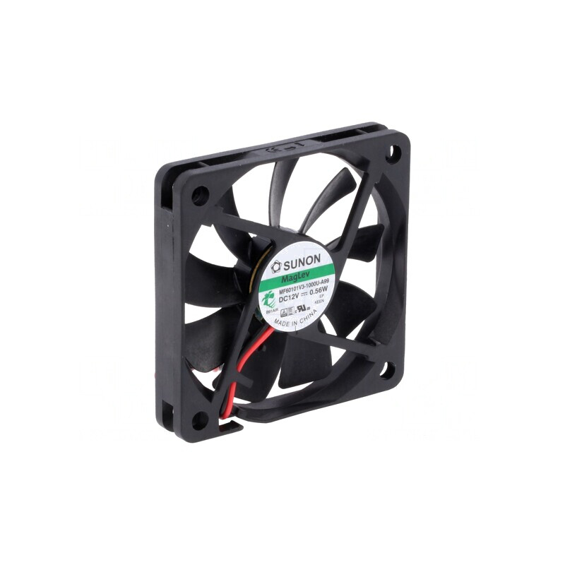 Ventilator Axial 12V 60x60x10mm 21.5dBA | Electronic-mag.ro | Componente Electronice