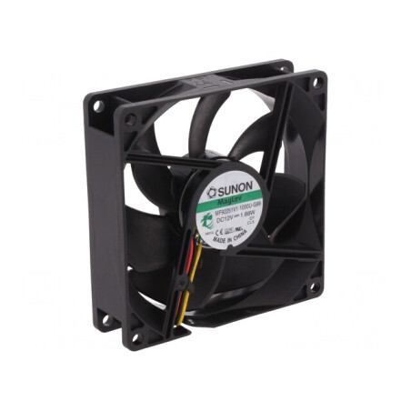 Ventilator axial 12VDC 92mm 87m3/h 34dBA | Electronic-mag.ro | Componente Electronice