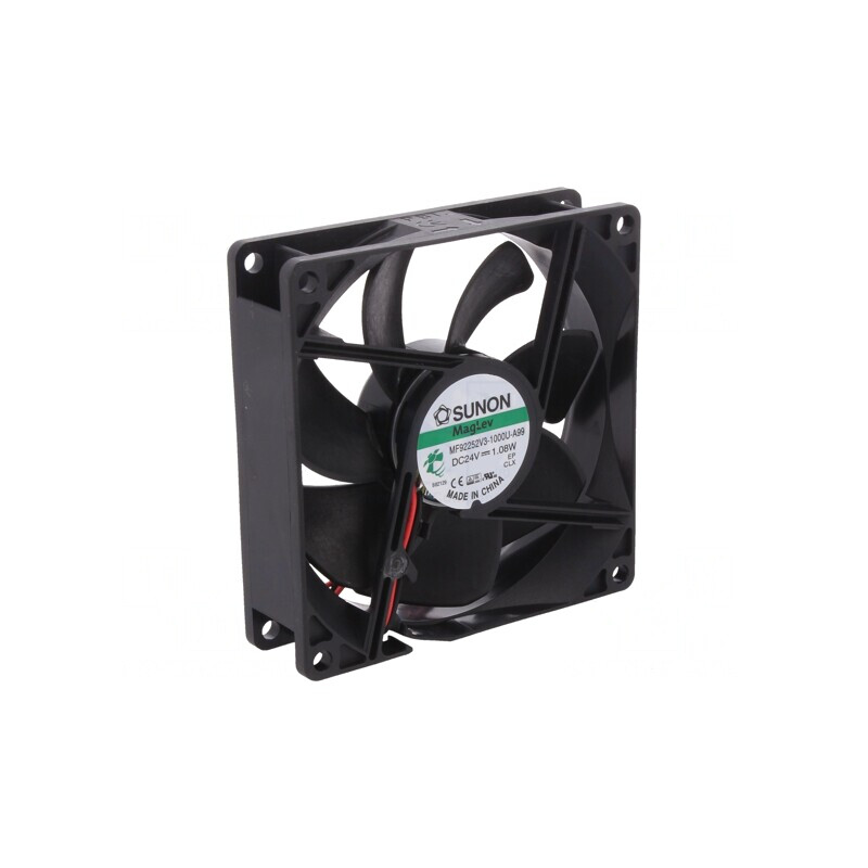 Ventilator DC Axial 24V 92x92x25mm 66.76m3/h 28dBA | Electronic-mag.ro | Componente Electronice