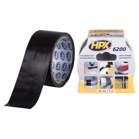 Bandă Reparatoare Neagră 48mm x 5m | Electronic-mag.ro | Componente Electronice