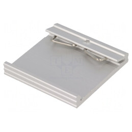 Mâner Aluminiu 50mm pentru Șină DIN TS35 | Electronic-mag.ro | Componente Electronice