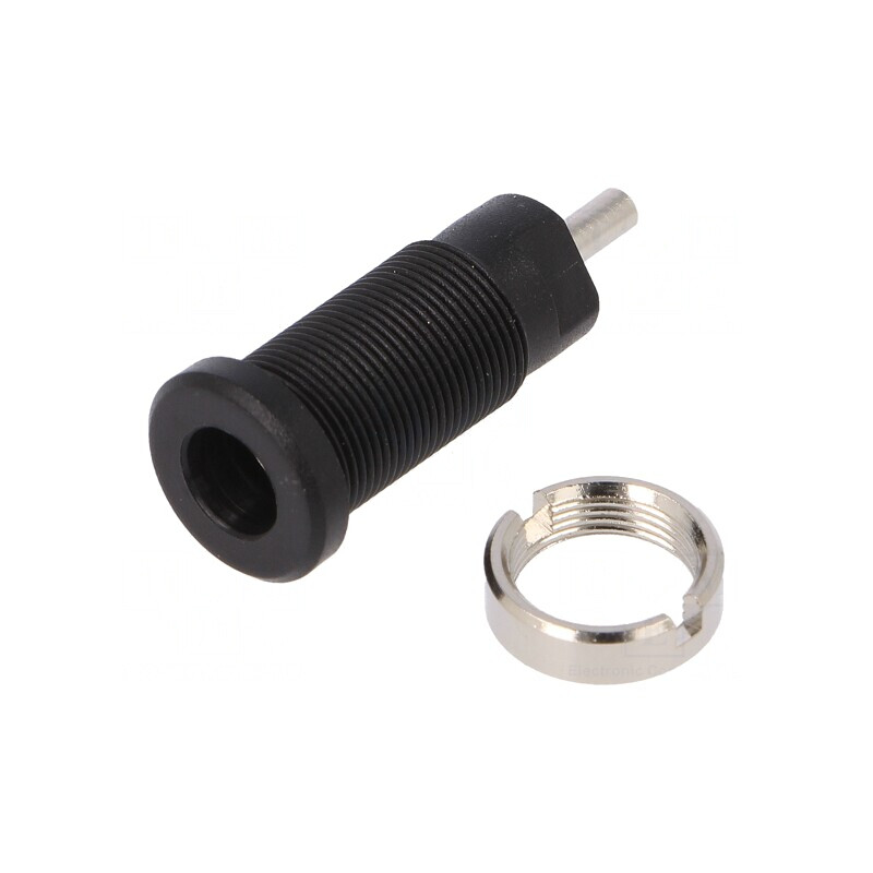 Soclu Banană 2mm 10A 600V Negru Pe Panou | Electronic-mag.ro | Componente Electronice Soclu Banană 2mm 10A 600V Negru Pe Panou | Electronic-mag.ro | Componente Electronice