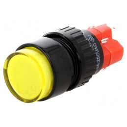 Comutator apăsare 2 poziții SPDT 3A 220V | Electronic-mag.ro | Componente Electronice