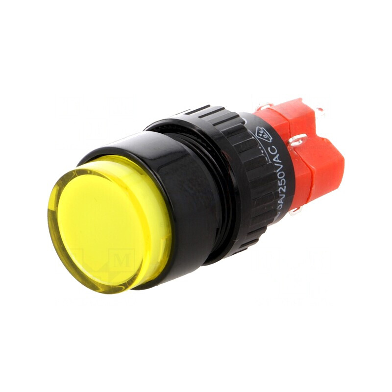 Comutator apăsare 2 poziții SPDT 3A 220V | Electronic-mag.ro | Componente Electronice