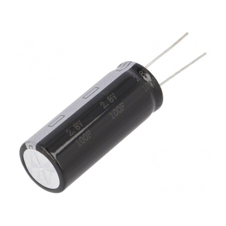 Supercondensator THT 100F 2.8V 18x45mm | Electronic-mag.ro | Componente Electronice