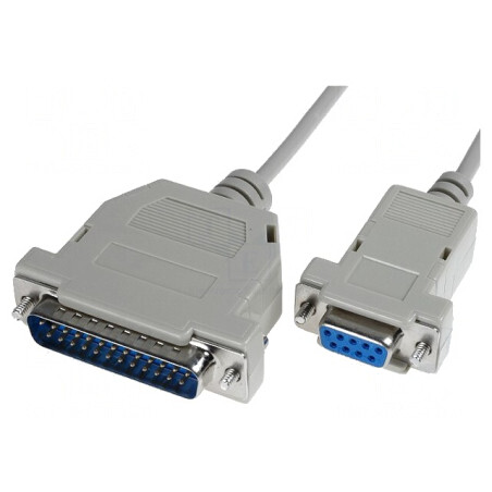 Cablu D-Sub 25pin la 9pin 3m | Electronic-mag.ro | Componente Electronice