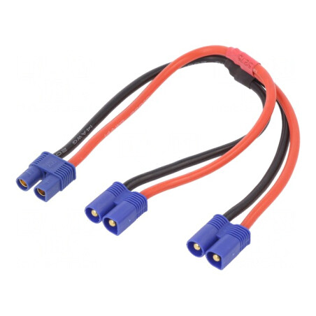 Splitter Y 200mm 14AWG Silicon | Electronic-mag.ro | Componente Electronice