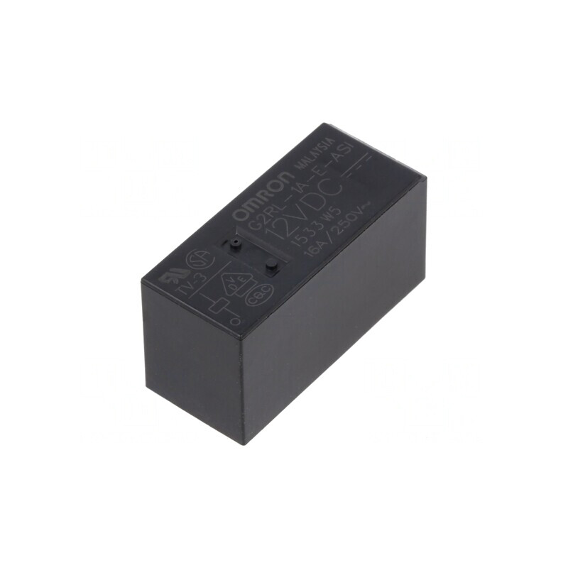 Releu Electromagnetic SPST-NO 12VDC 12A 250VAC PCB | Electronic-mag.ro | Componente Electronice