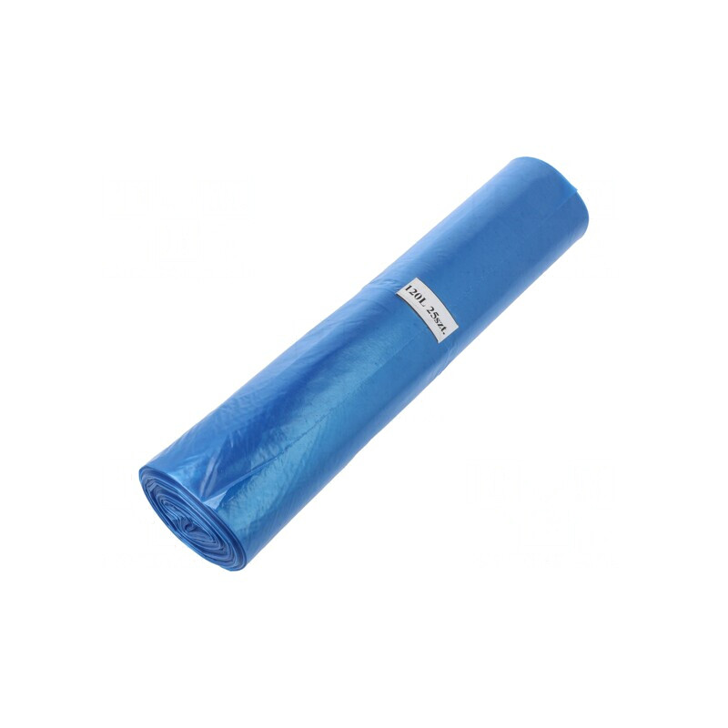 Saci Gunoi Polietilenă Albastră 120L - 25 Bucăți | Electronic-mag.ro | Componente Electronice
