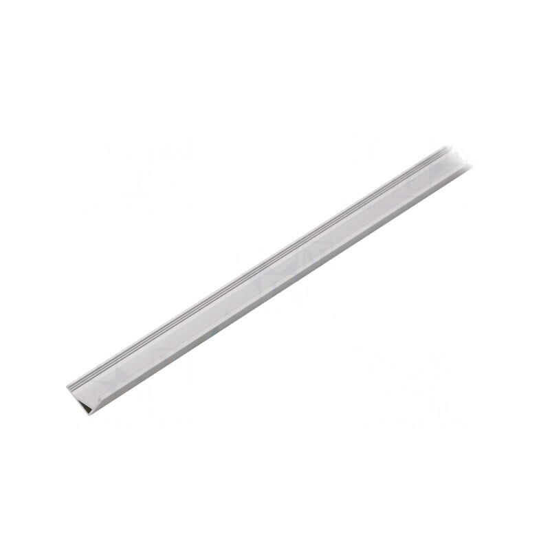 Profil Aluminiu pentru Module LED Natural 1m CABI12 în Unghi | Electronic-mag.ro | Componente Electronice