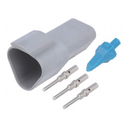 Conector Cablu AT Tată 3 Pin Crimpat | Electronic-mag.ro | Componente Electronice