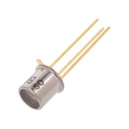 Fototranzistor TO18 50V Lentilă Transparentă