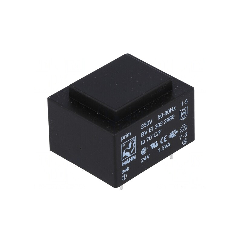 Transformator Încapsulat 1,5VA 230V-24V PCB | Electronic-mag.ro | Componente Electronice Transformator Încapsulat 1,5VA 230V-24V PCB | Electronic-mag.ro | Componente Electronice