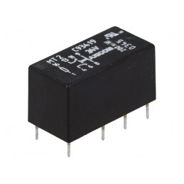 Releu Electromagnetic DPDT 24VDC 250VAC 2A PCB | Electronic-mag.ro | Componente Electronice
