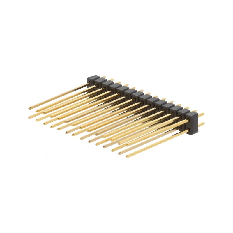 Conector Header 28 Pini 2.54mm 2x14 Aurit THT | Electronic-mag.ro | Componente Electronice