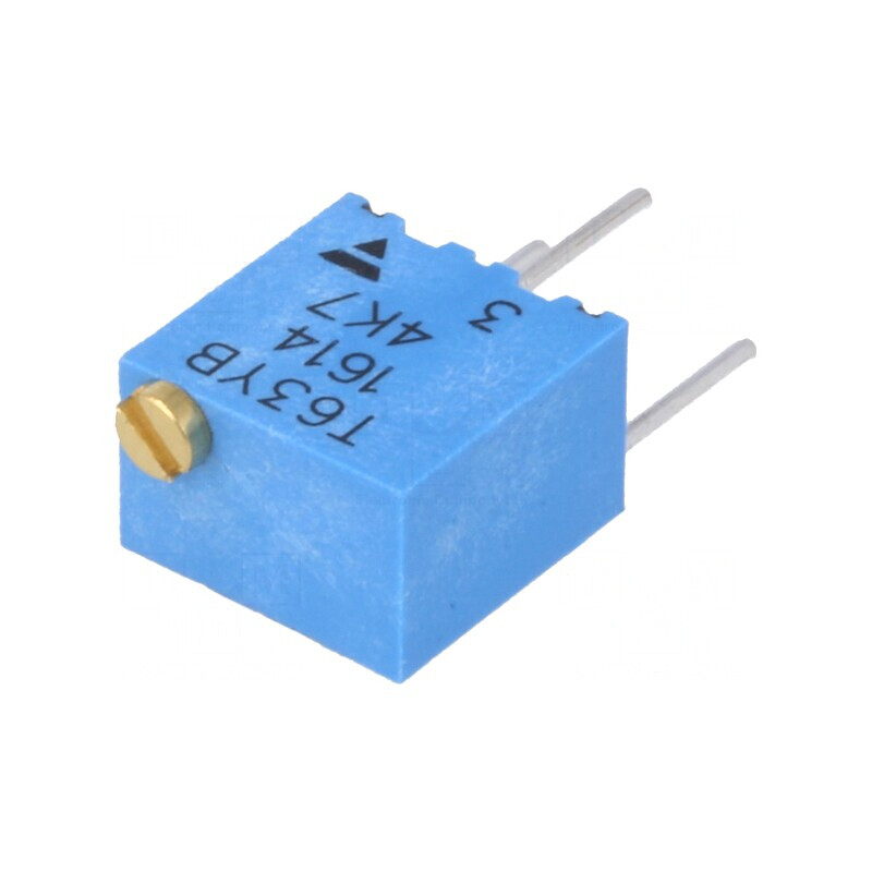 Potentiometru Montare Multitura 4.7kΩ 250mW ±10% Linear | Electronic-mag.ro | Componente Electronice