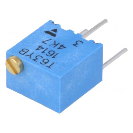 Potentiometru Montare Multitura 4.7kΩ 250mW ±10% Linear | Electronic-mag.ro | Componente Electronice