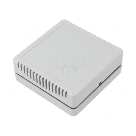 Carcasă universală ventilată ABS 100x100x35mm | Electronic-mag.ro | Componente Electronice