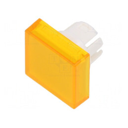 Lentilă Buton 22mm Transparentă Galbenă Plastic | Electronic-mag.ro | Componente Electronice